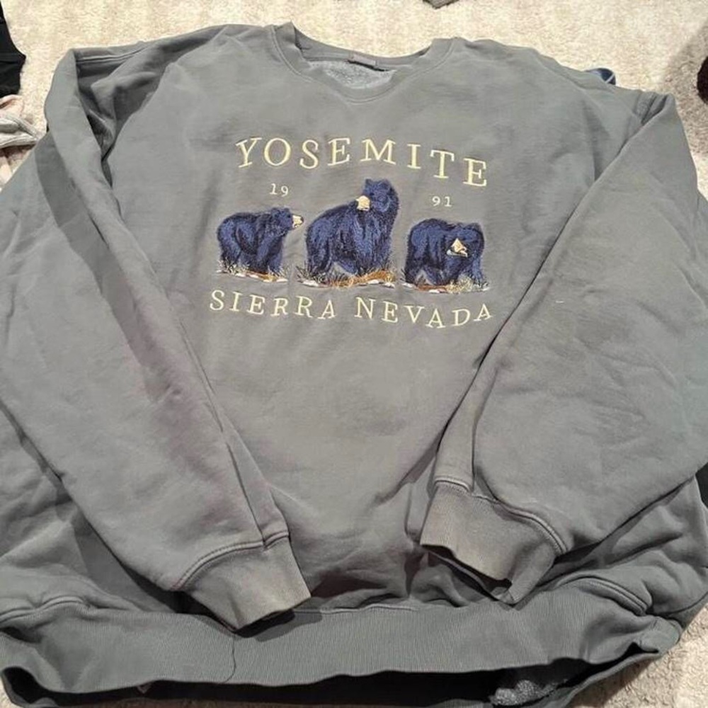 Brandy Melville Yosemite Sierra Nevada Sweatshirt - Picture 2 of 6